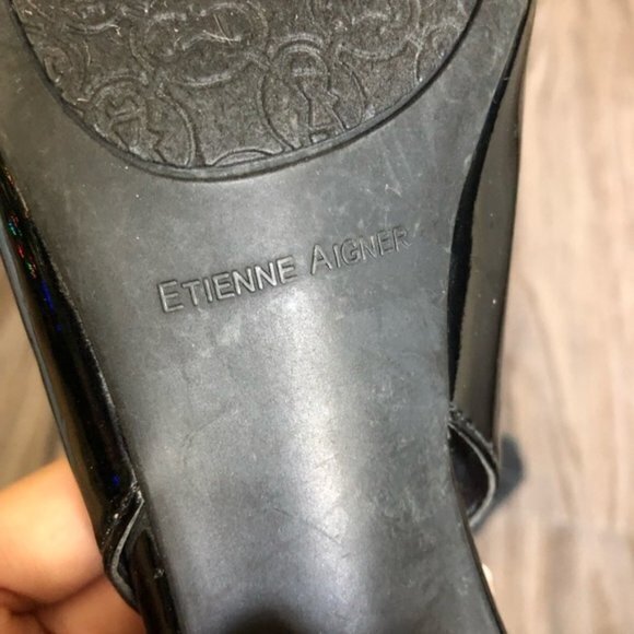 Etienne Aigner Jolene Leather Slingback Heel - Picture 4 of 8